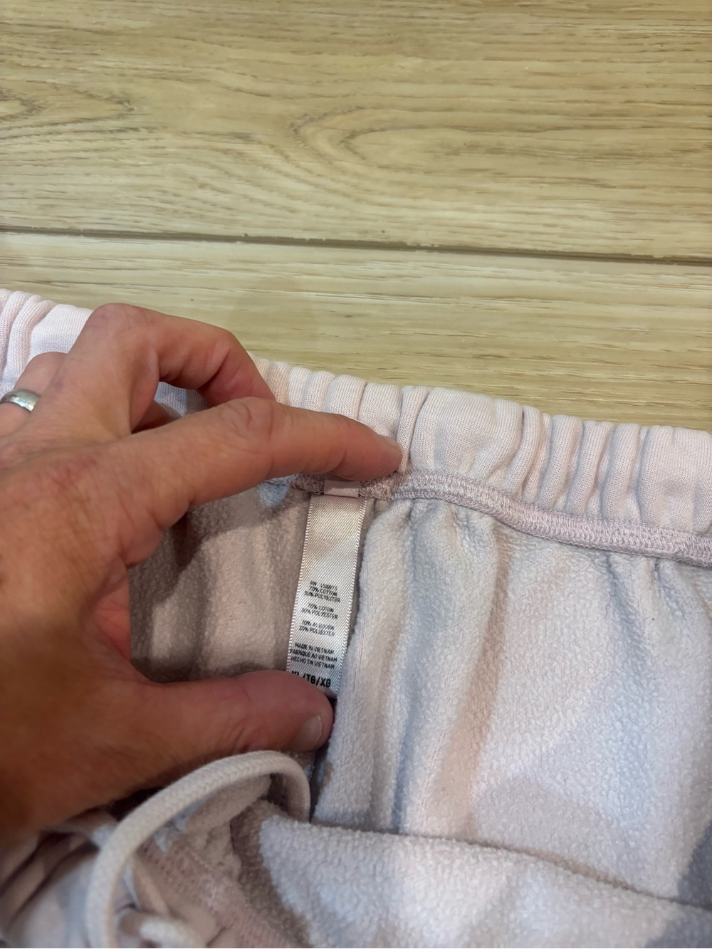 SKIMS Women's Pink Baggy Wide Leg Sweatpants Size XL - Picture 7 of 9